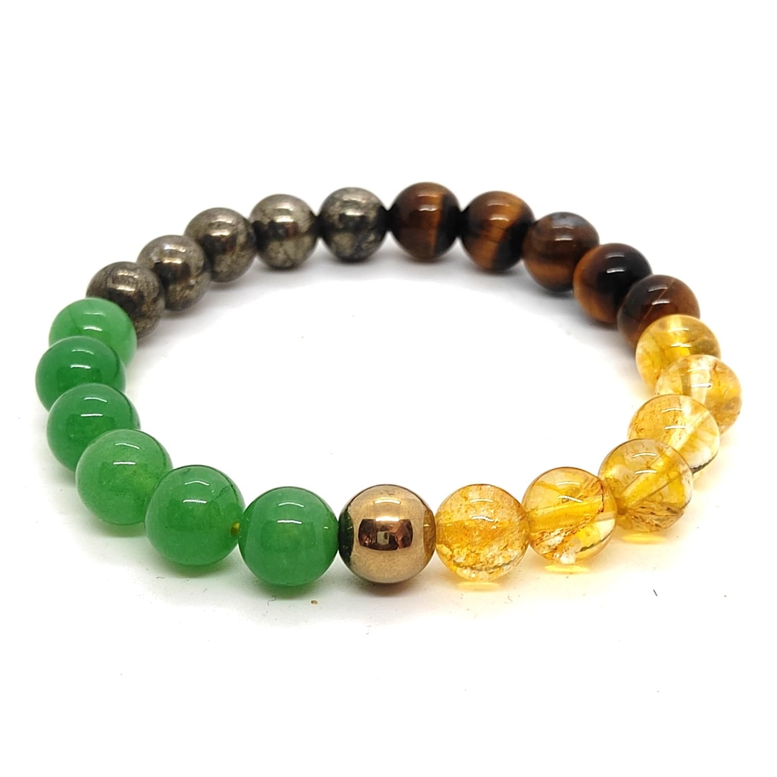 Money Magnet Natural Stone Beads With Certified Bracelet